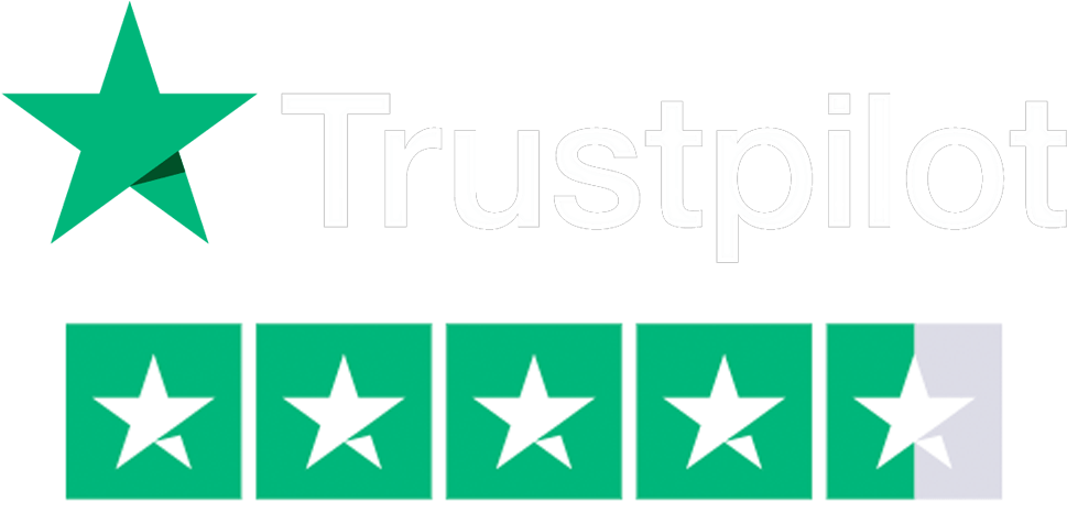 Trust Pilot logo showing excellent customer reviews